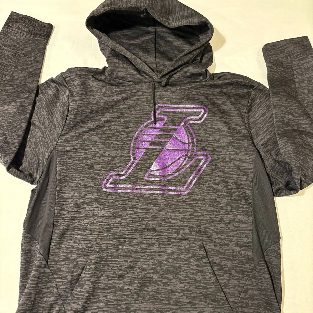 Lakers Hoodie Fanatics XL – Black Camo Logo Pullover Sweatshirt NBA Licensed